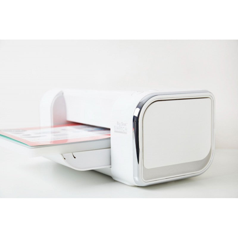 BIG SHOT PLUS SWITCH ELECTRICA DE SIZZIX BLANCA Y GRIS