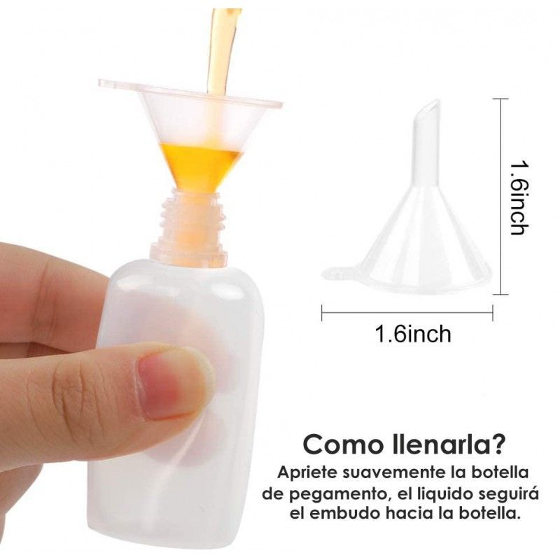 BOTELLA PUNTA DE PRECISION 0.5 oz (15ml) + Mini Embudo