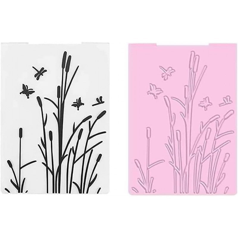 FOLDER DE EMBOSSING MARIPOSAS Y LIBELULAS (1 PC)