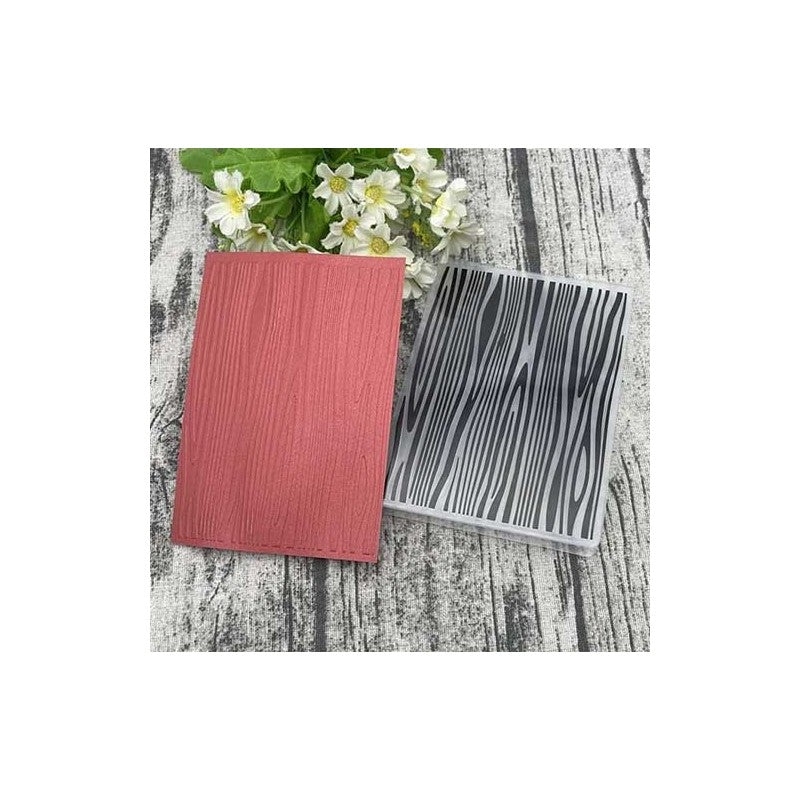 FOLDER DE EMBOSSING TEXTURA MADERA (1 PC)