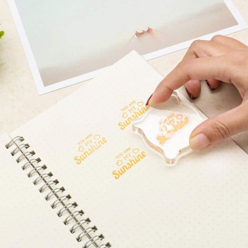 BLOQUES DE ACRILICO PARA SELLOS (5 x 5 - 2.5 x 2.5 CM)