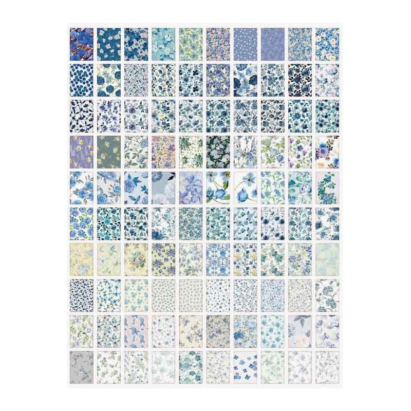 BLOCK SANYU GARDEN AZUL 10 X 14 CM (100 HOJAS)