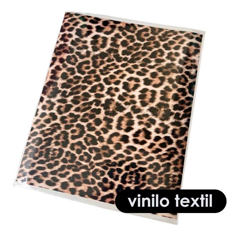 VINILO TEXTIL ANIMAL PRINT JAGUAR 25cm X 30,5cm (1 PC)