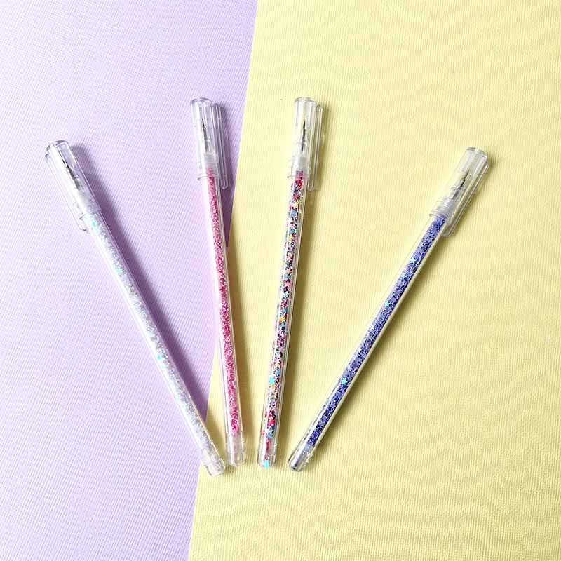 BOLIGRAFO CUTTER ESTRELLITAS BLANCAS