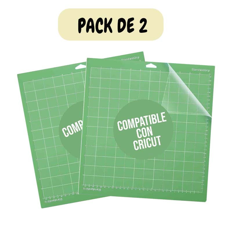 SET 2 MAT DE CORTE 12 X 12 ADHERENCIA ESTANDAR CRICUT