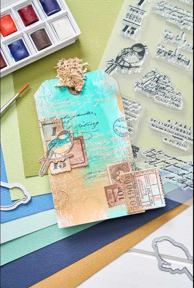 SELLOS Y TROQUELES CANTO DE PAJARO SIZZIX (28 PCS)