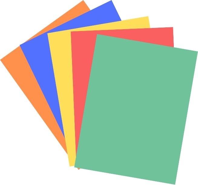 CARTULINA ESCOLAR GRAFITOS TAMAÑO 1/8 ( 8 HOJAS)