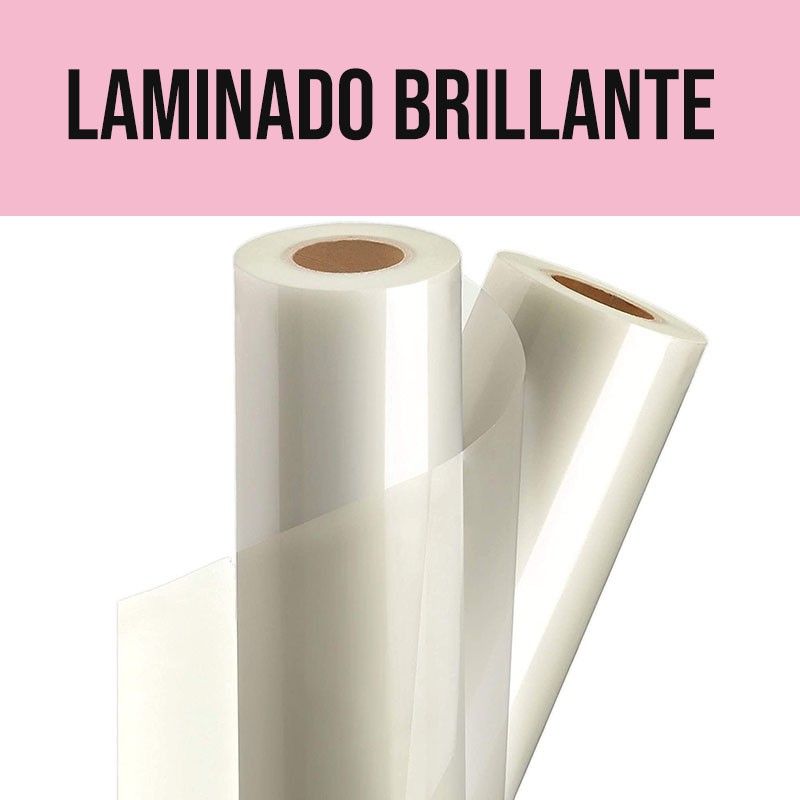 PLASTICO PARA LAMINAR BRILLANTE 32CM X 200 METROS (25 MICRAS)
