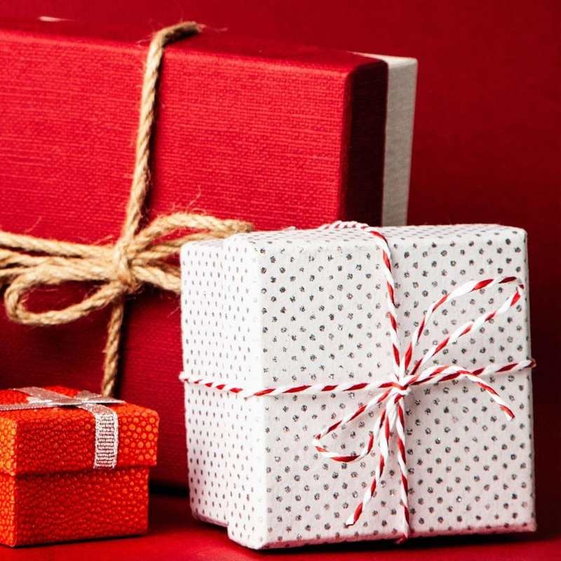 CUERDA TWINE BLANCO Y ROJO- ROLLO DE HILO 100 METROS