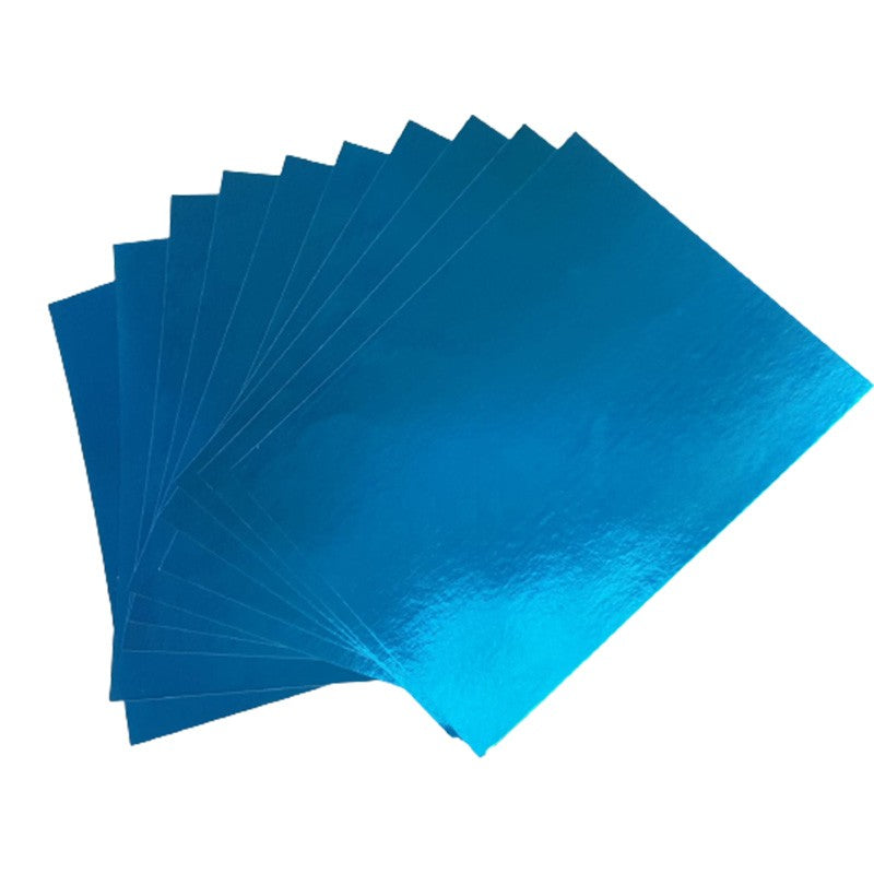 CARTULINA ESPEJO AZUL 15.7cm x 23 cm (10 PCS)