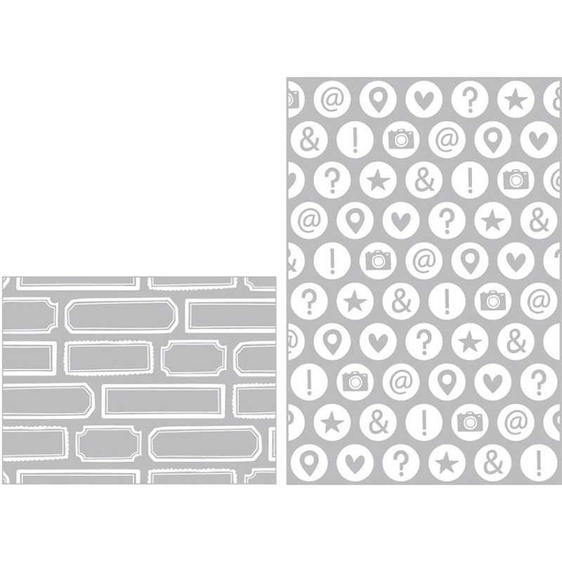 FOLDER DE EMBOSSING CHOCA ESOS CINCO (2 PCS)