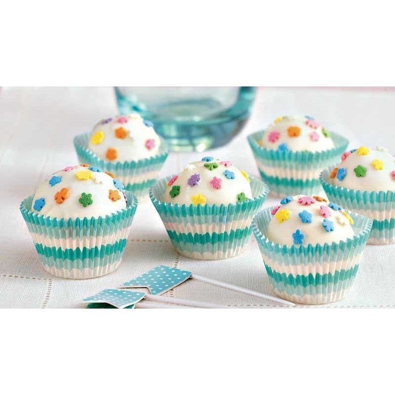 MINI MOLDES DE PAPEL PARA CUPCAKE HOMEMADE WITH LOVE (96 piezas)