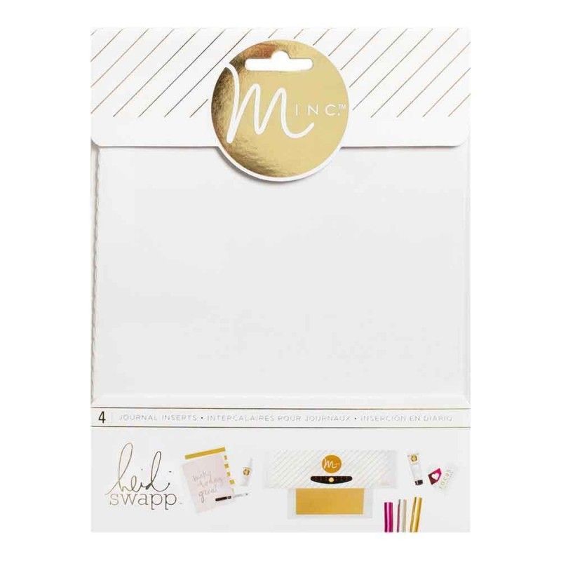 INSERTOS DE DIARIO ( 4 PCS) HEIDI SWAPP COLECCION MINC