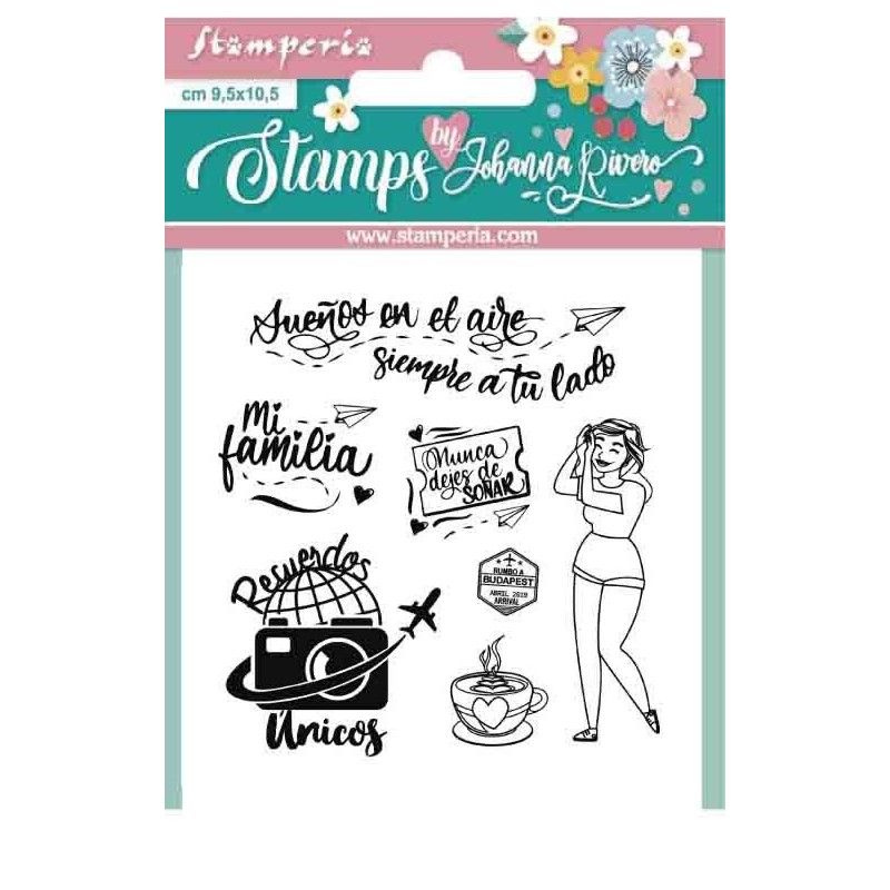 SELLO AIRES DE LIBERTAD SUEÑOS EN EL AIRE (7 PCS) JOHANNA RIVERO