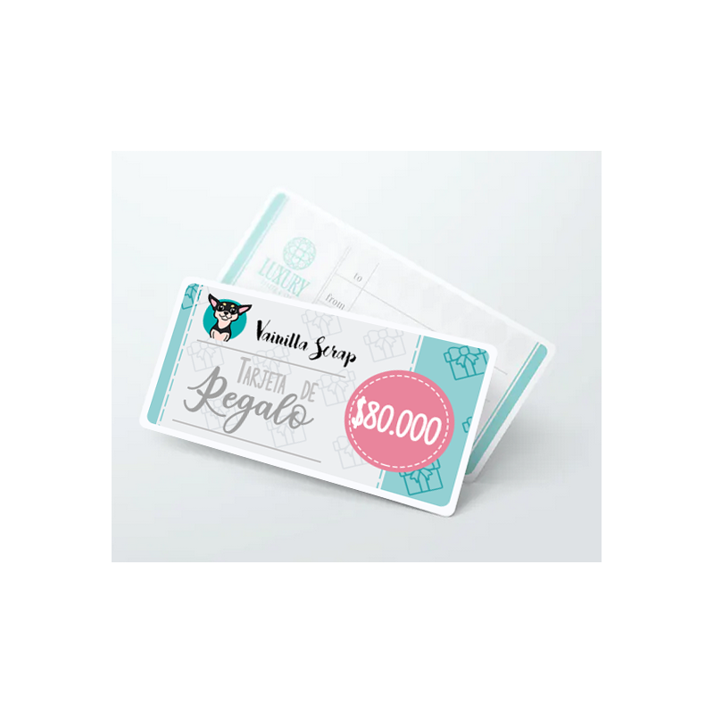 Tarjeta de Regalo por $80.000