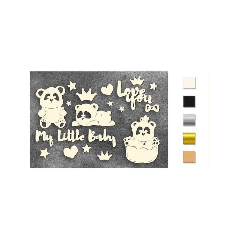 CHIPBOARD MY LITTLE BABY GIRL