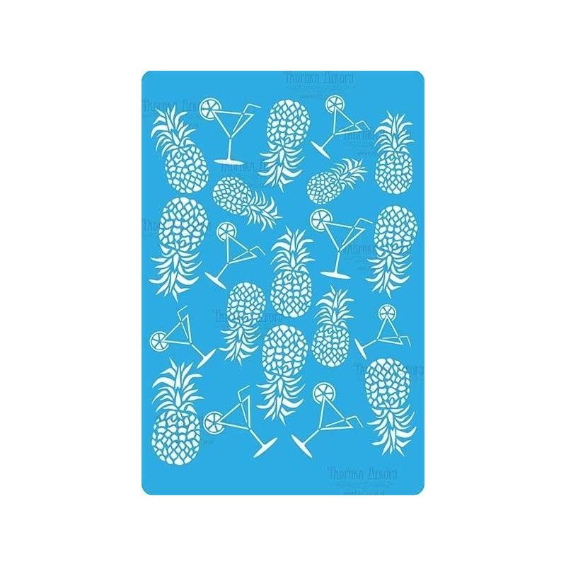 STENCIL PIÑA COLADA (15 X 20 CM)