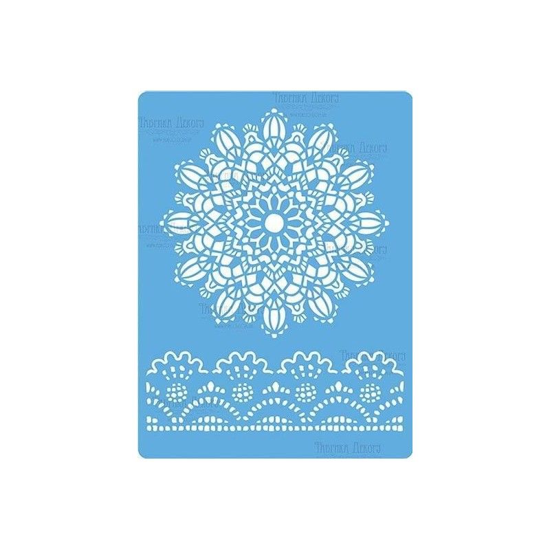 STENCIL DELICATE LACE No. 2 (15 X 20 CM)