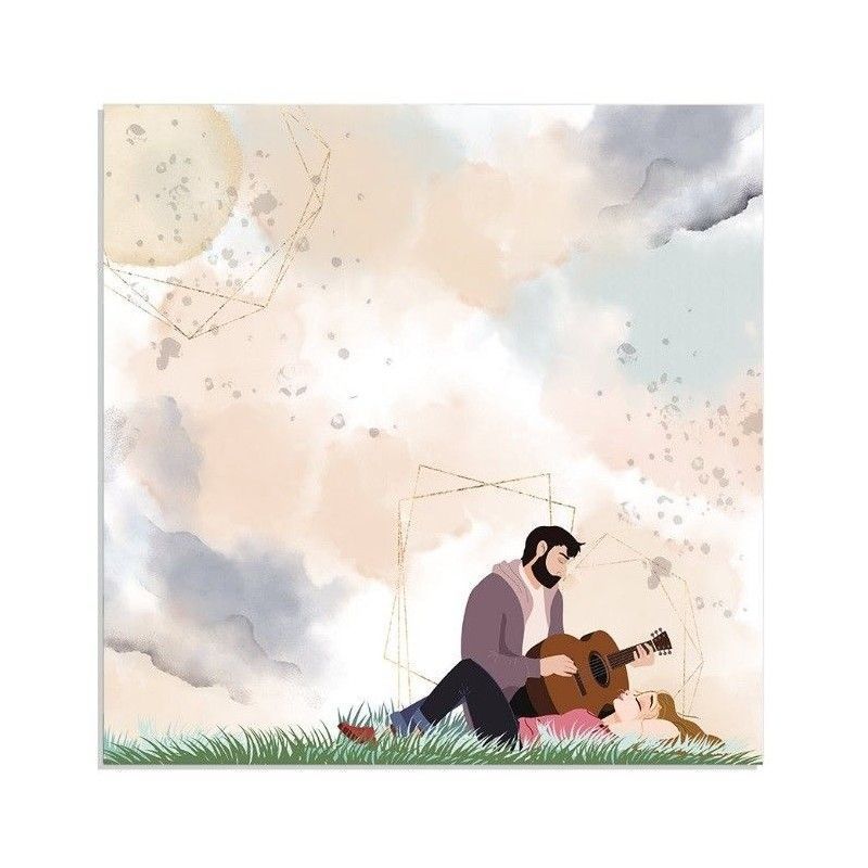 COLECCION 10 PAPELES (DOBLE CARA) LOVE STORY 20 X 20 CM