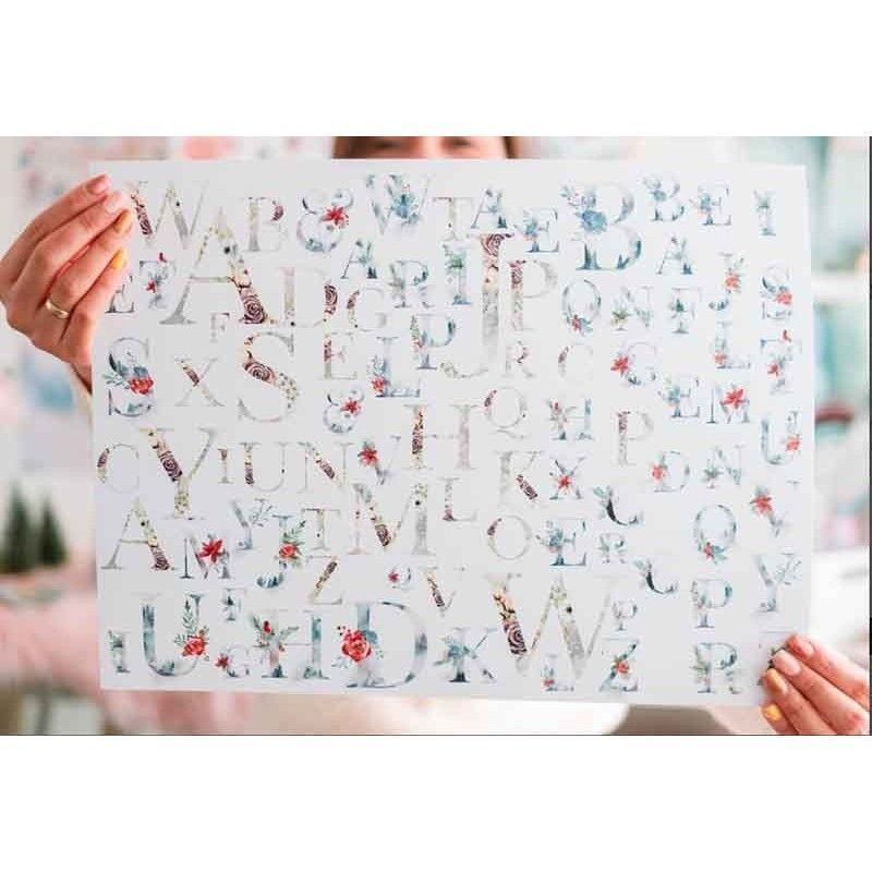 DIE CUTS GRATITUD LETRAS