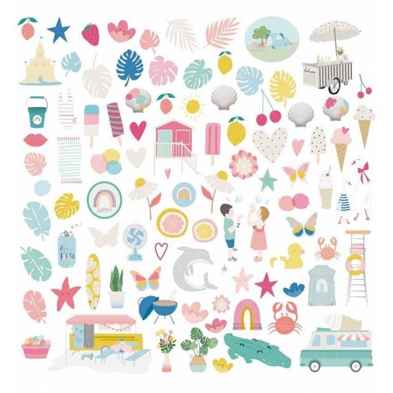 DIE CUTS ILUSTRACIONES SUMMER STORIES