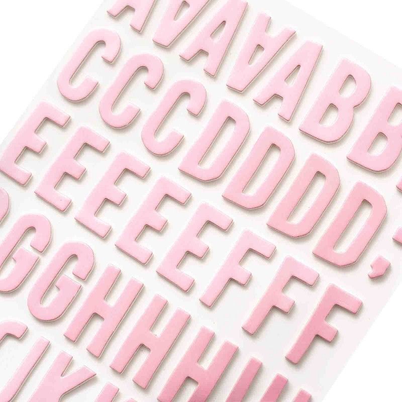 THICKERS LETRAS ALFABETO EN CARTON (137 PIEZAS)