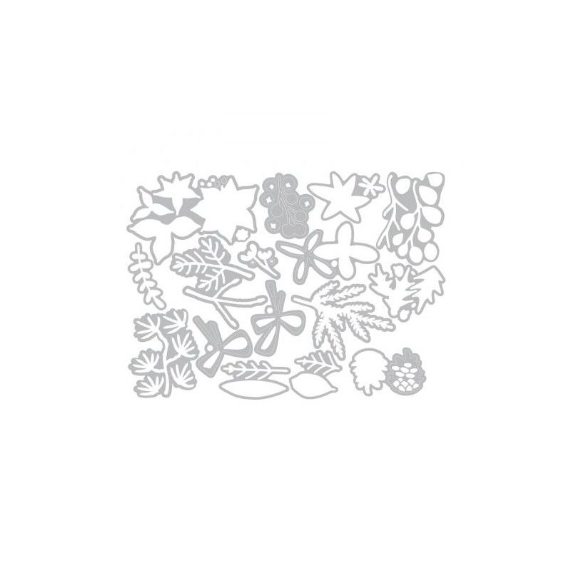 TROQUEL THINLITS FUNKY FESTIVO DE SIZZIX (18 PCS)