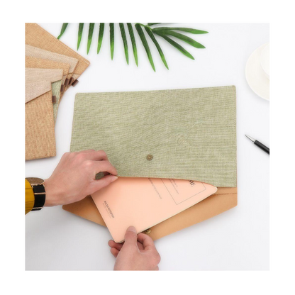 CARPETA DE TELA CUADROS A4