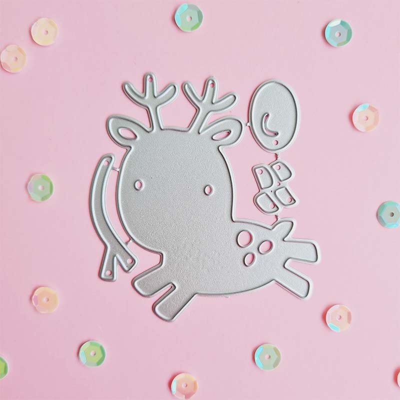 TROQUEL DE RENO CORRIENDO (4 PCS)