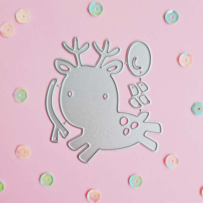 TROQUEL DE RENO CORRIENDO (4 PCS)