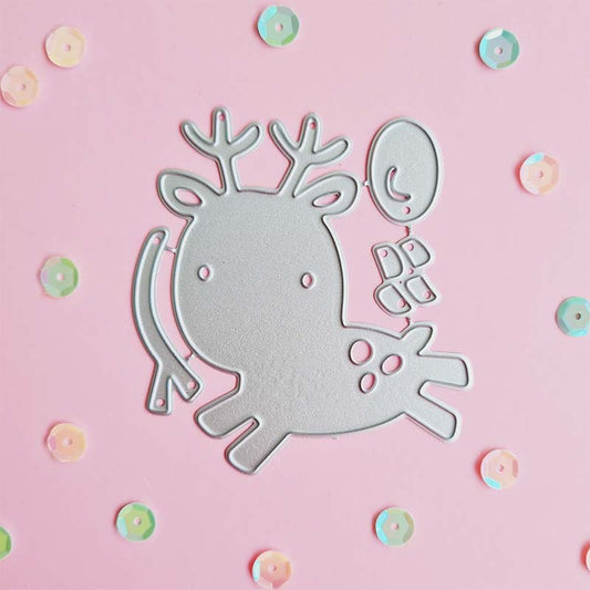 TROQUEL DE RENO CORRIENDO (4 PCS)