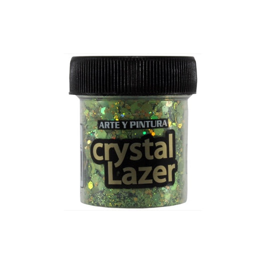 ESCARCHA CRYSTAL LAZER VERDE TROPICAL 30CC