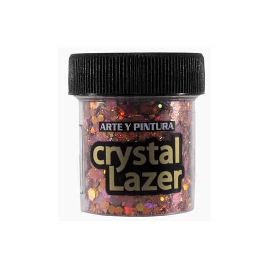 ESCARCHA CRYSTAL LAZER ROSADO 30CC