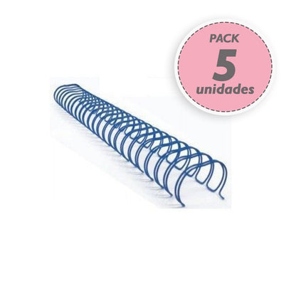 ANILLO METALICO AZUL PARA ARGOLLAR 5/8