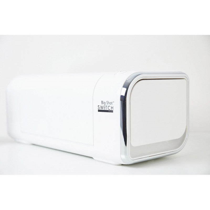 BIG SHOT PLUS SWITCH ELECTRICA DE SIZZIX BLANCA Y GRIS