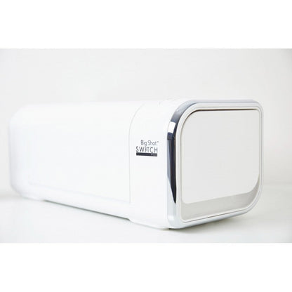 BIG SHOT PLUS SWITCH ELECTRICA DE SIZZIX BLANCA Y GRIS