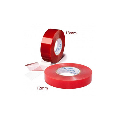 CINTA DOBLE FAZ ROJA 12 X 5 MTS