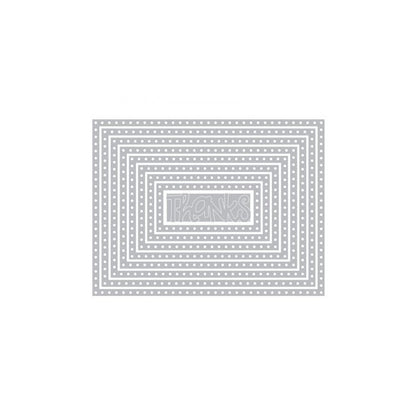 TROQUEL FRAMELITS SIZZIX RECTANGULOS (9 PCS)