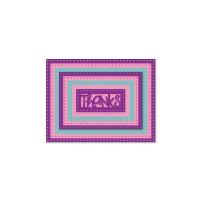 TROQUEL FRAMELITS SIZZIX RECTANGULOS (9 PCS)