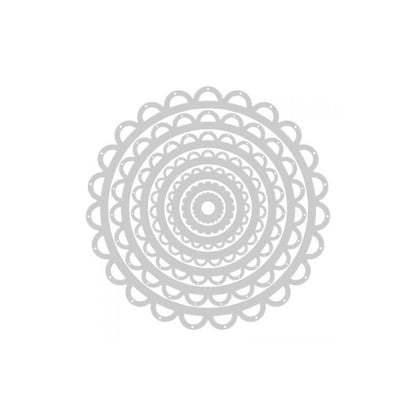 TROQUEL FRAMELITS SIZZIX CIRCULO FESTONEADO (7 PCS)