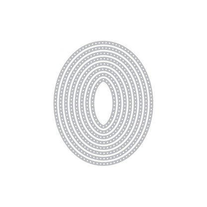 TROQUEL FRAMELITS SIZZIX OVALOS (8 PCS)