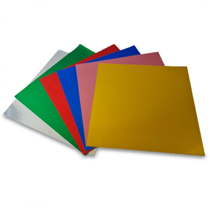 MIX DE CARTULINAS ESPEJO 30.5 x 30.5 cm (6HOJAS)