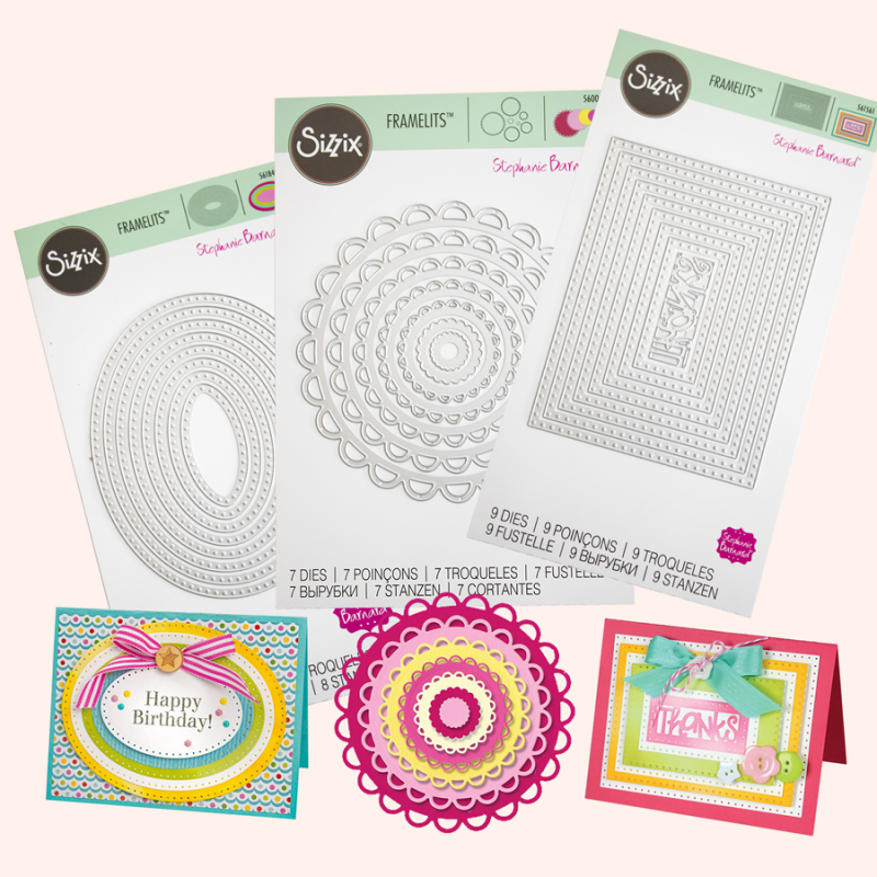 SET DE TROQUELES FRAMELITS DE SIZZIX PAGA 1 Y LLEVA 3