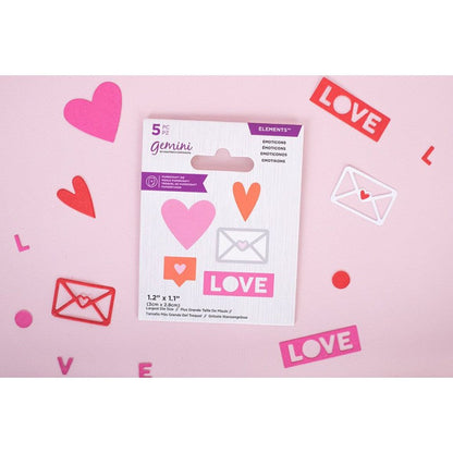 MINI JUEGO DE TROQUELES EMOTICONES (5 PCS)