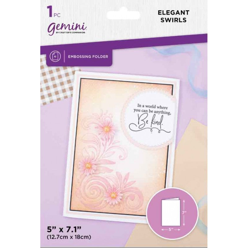 FOLDER DE EMBOSSING 2D REMOLINOS ELEGANTES