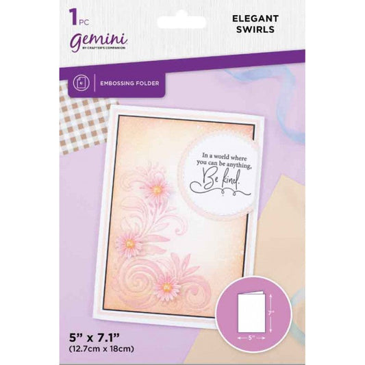 FOLDER DE EMBOSSING 2D REMOLINOS ELEGANTES