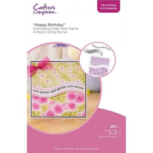 FOLDER DE EMBOSSING HAPPY BIRTHDAY