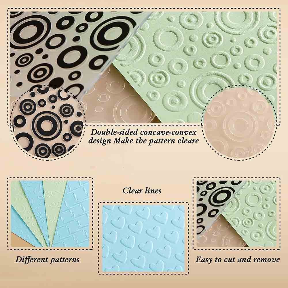 FOLDER DE EMBOSSING CIRCULOS (1 PC)