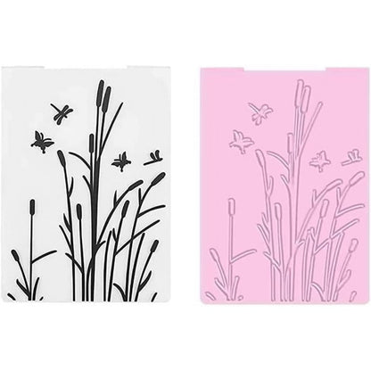 FOLDER DE EMBOSSING MARIPOSAS Y LIBELULAS (1 PC)