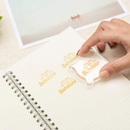 BLOQUES DE ACRILICO PARA SELLOS (5 x 5 - 2.5 x 2.5 CM)